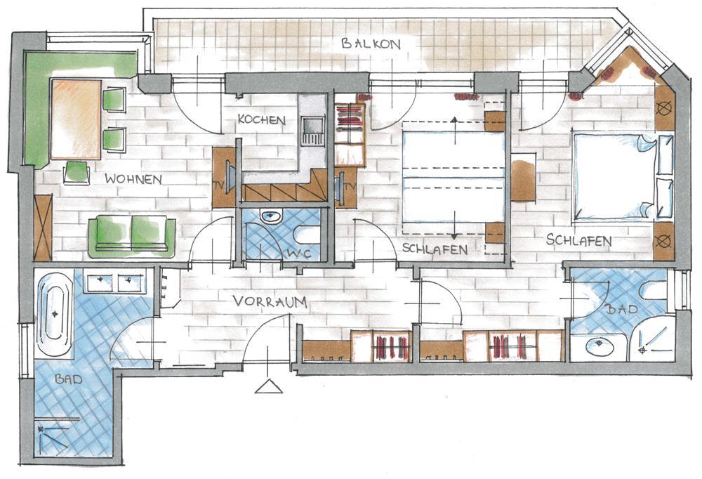 Appartements Alpenkristall Zell am Ziller Kamer foto